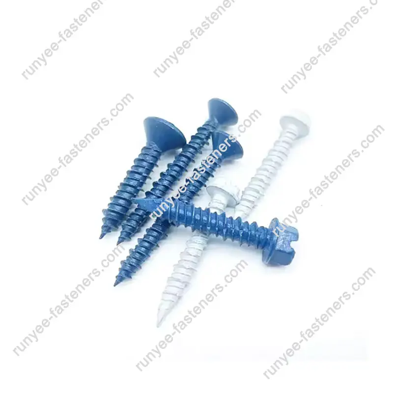 Hex Washer Head Concrete Screw For Steel And Concrete Connection
